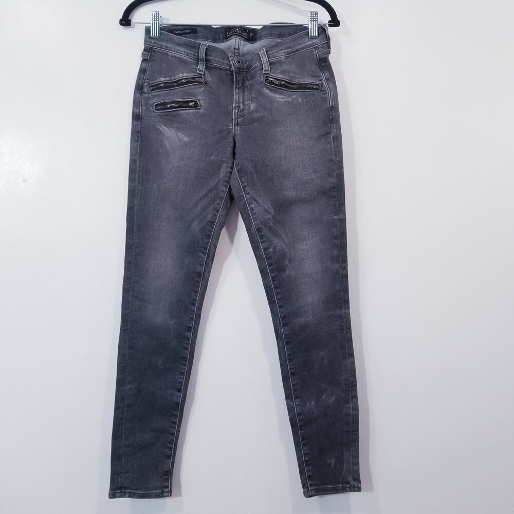 Lucky Brand Jeans Vernon Charlie Skinny Moto Denim